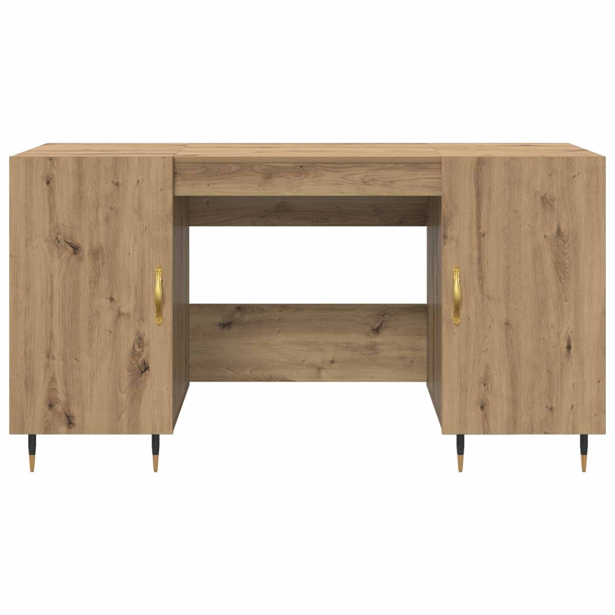 vidaXL Γραφείο artisan δρυς Επεξεργασμένο ξύλο 140 x 50 x 75 εκ.
