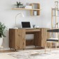 vidaXL Γραφείο artisan δρυς Επεξεργασμένο ξύλο 140 x 50 x 75 εκ.