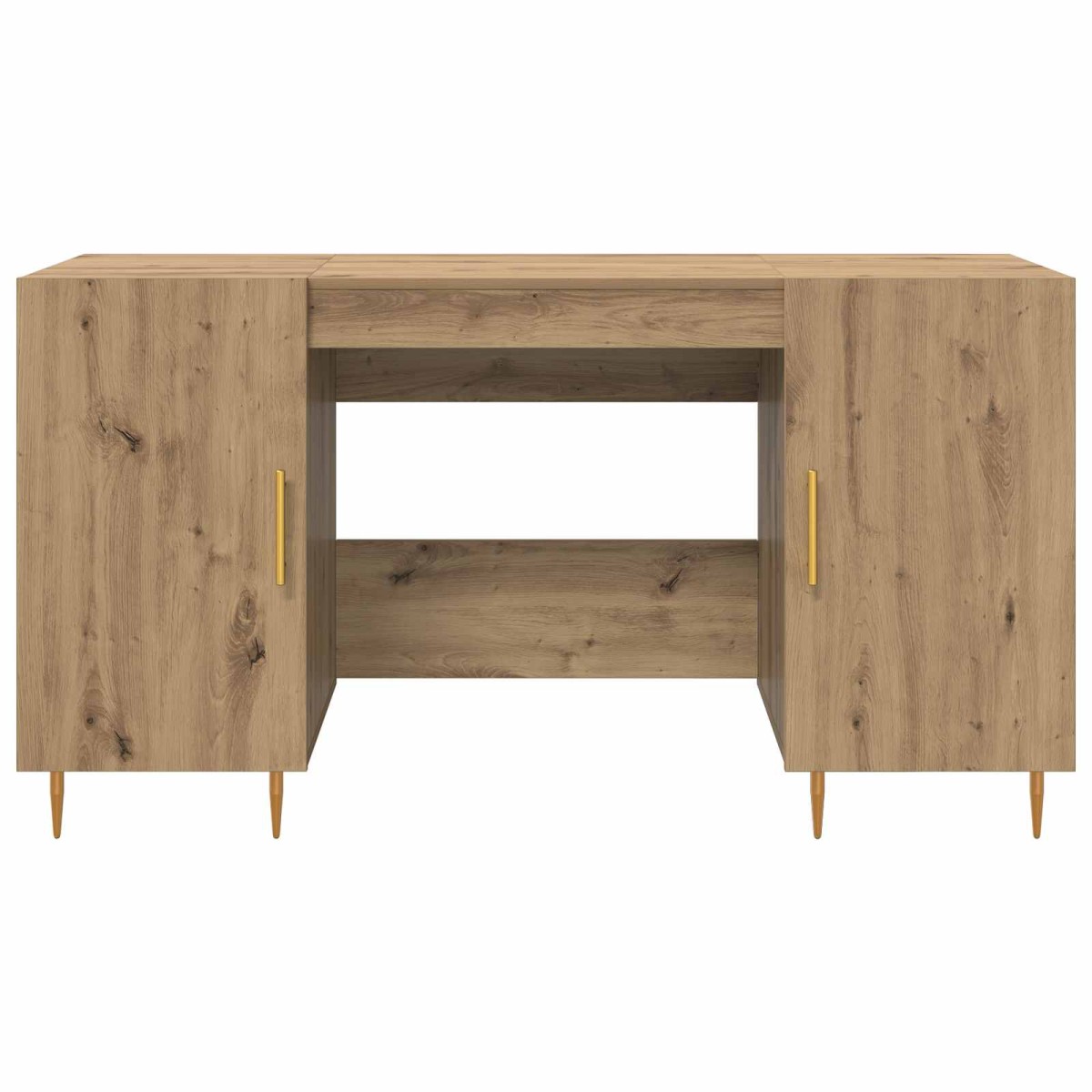 vidaXL Γραφείο artisan δρυς Επεξεργασμένο ξύλο 140 x 50 x 75 εκ.