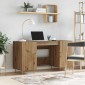 vidaXL Γραφείο artisan δρυς Επεξεργασμένο ξύλο 140 x 50 x 75 εκ.