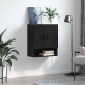 vidaXL Ντουλάπα Τοίχου 60 x 31 x 70 εκ Επεξεργασμένο Ξύλο Μαύρη δρυς