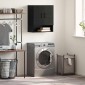 vidaXL Τοίχου Ντουλάπα 60 x 31 x 70 εκ Επεξεργασμένο Ξύλο Μαύρη Οξυά
