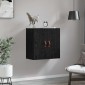 vidaXL Ντουλάπα Τοίχου 60 x 31 x 60 εκ. Επεξεργασμένο Ξύλο Μαύρη δρυς