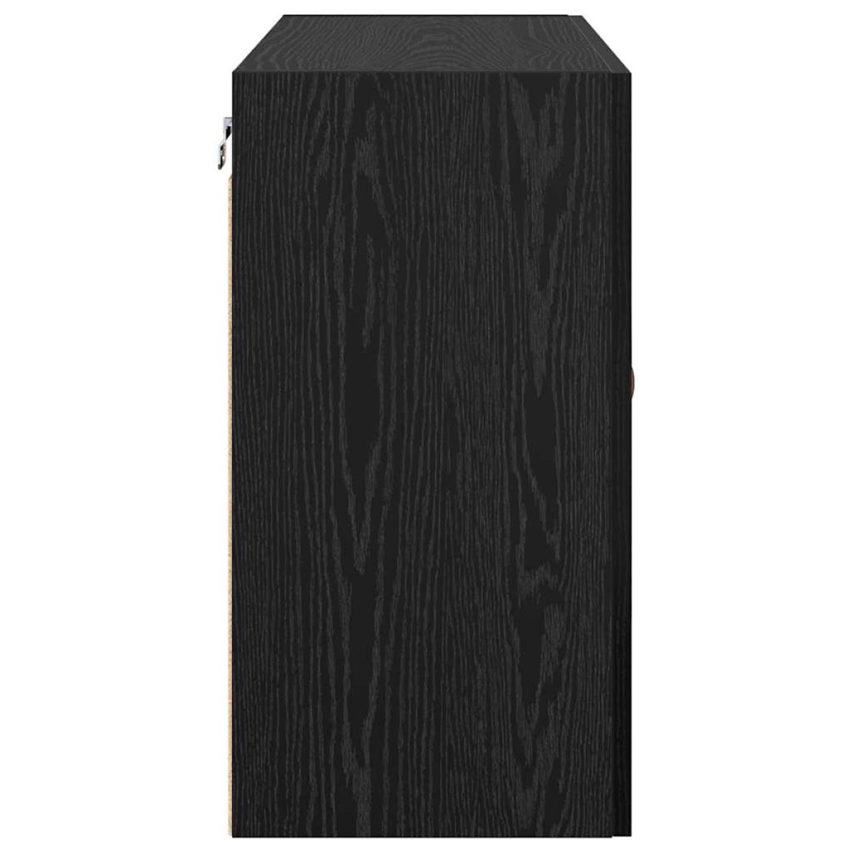 vidaXL Ντουλάπα Τοίχου 60 x 31 x 60 εκ. Επεξεργασμένο Ξύλο Μαύρη δρυς