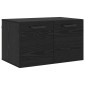 vidaXL Τοίχου Ντουλάπα 60 x 36,5 x 35 cm Επεξεργασμένο Ξύλο Μαύρη Οξυά