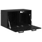 vidaXL Τοίχου Ντουλάπα 60 x 36,5 x 35 cm Επεξεργασμένο Ξύλο Μαύρη Οξυά