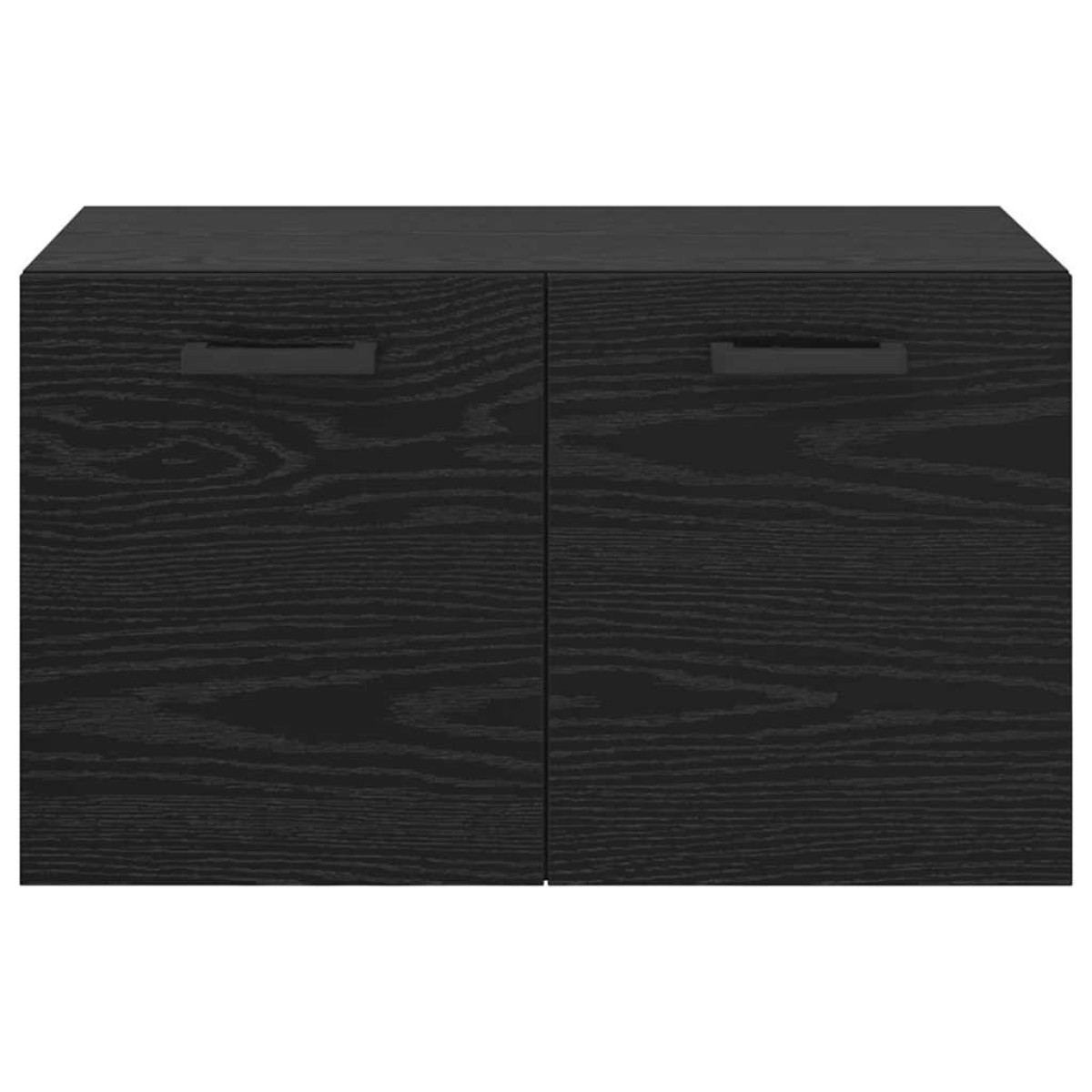 vidaXL Τοίχου Ντουλάπα 60 x 36,5 x 35 cm Επεξεργασμένο Ξύλο Μαύρη Οξυά