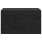 vidaXL Τοίχου Ντουλάπα 60 x 36,5 x 35 cm Επεξεργασμένο Ξύλο Μαύρη Οξυά
