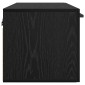 vidaXL Τοίχου Ντουλάπα 60 x 36,5 x 35 cm Επεξεργασμένο Ξύλο Μαύρη Οξυά