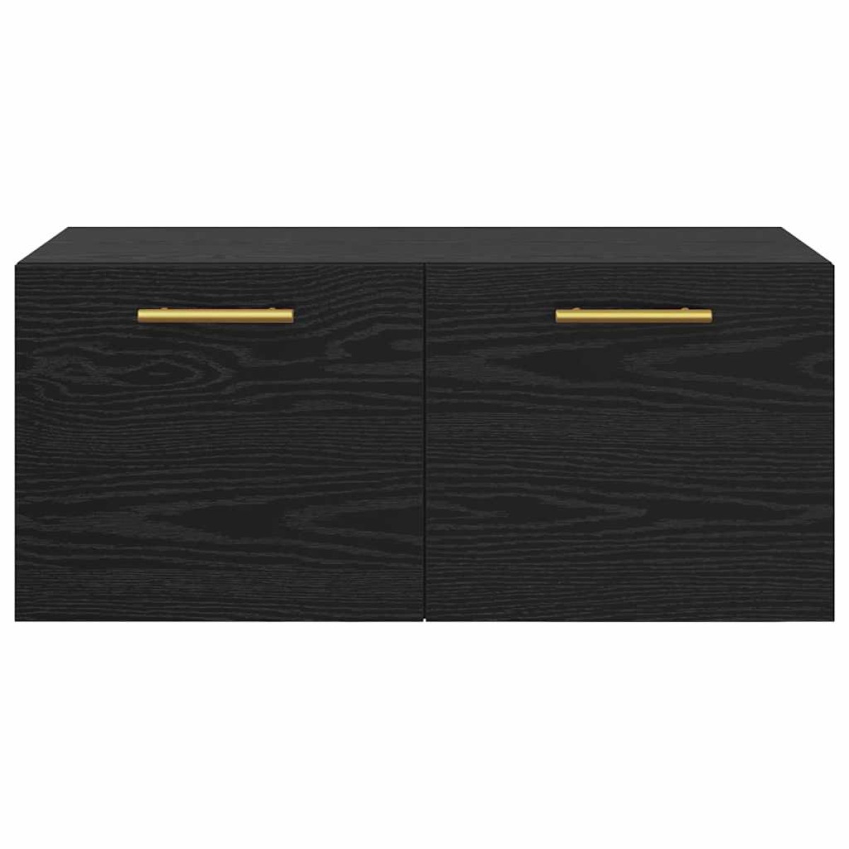 vidaXL Ντουλάπα Τοίχου 80 x 36.5 x 35 cm Επεξεργασμένο Ξύλο Μαύρη δρυς