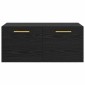 vidaXL Ντουλάπα Τοίχου 80 x 36.5 x 35 cm Επεξεργασμένο Ξύλο Μαύρη δρυς