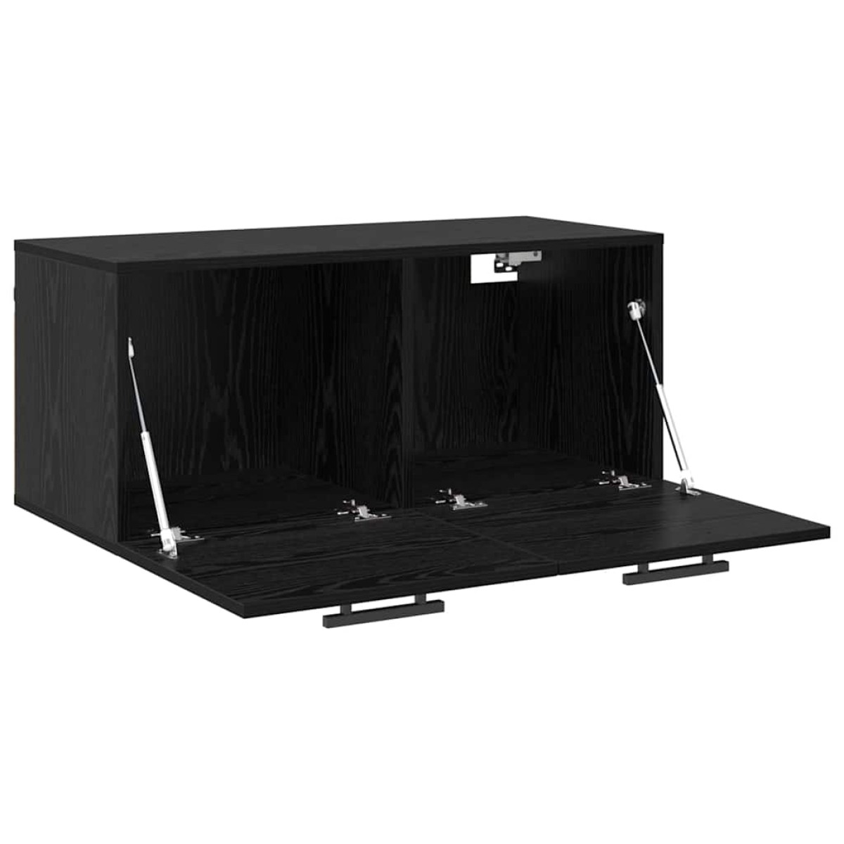 vidaXL Ντουλάπα Τοίχου 80 x 36.5 x 35 cm Επεξεργασμένο Ξύλο Μαύρη δρυς