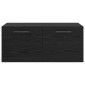 vidaXL Ντουλάπα Τοίχου 80 x 36.5 x 35 cm Επεξεργασμένο Ξύλο Μαύρη δρυς