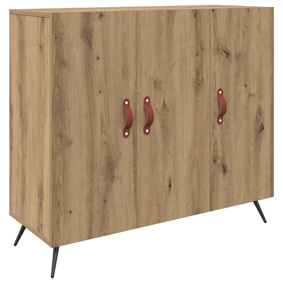 vidaXL Πλαϊνό γραφείο Artisan Oak 89,5 x 34 x 80 εκ.