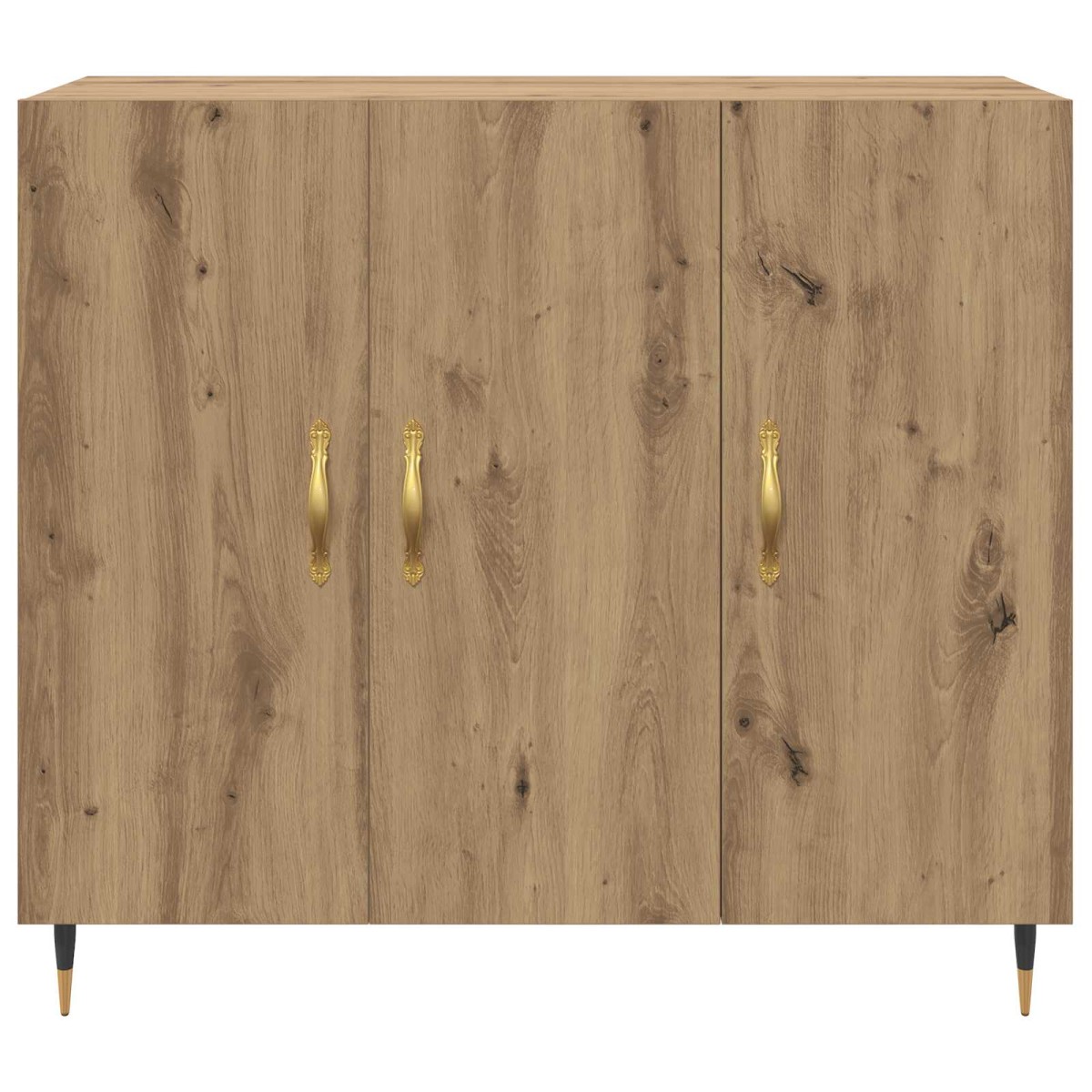 vidaXL Πλαϊνό γραφείο Artisan Oak 90 x 34 x 80 εκ. Επεξεργασμένο Ξύλο