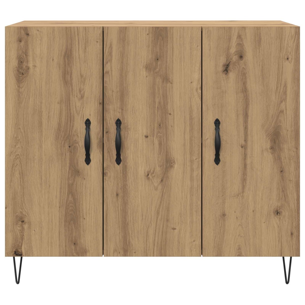 vidaXL Πλαϊνό γραφείο Artisan Oak 90 x 32,5 x 80 εκ Επεξεργασμένο Ξύλο