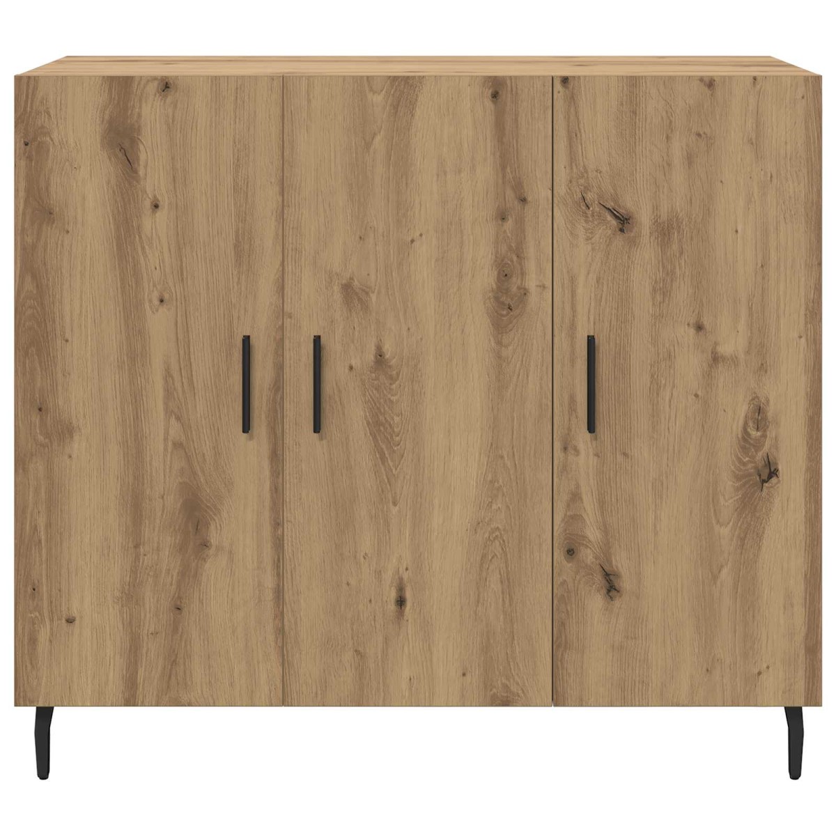 vidaXL Πλαϊνό γραφείο Artisan Oak 90 x 34 x 80 εκ. Επεξεργασμένο Ξύλο