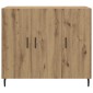 vidaXL Πλαϊνό γραφείο Artisan Oak 90 x 34 x 80 εκ. Επεξεργασμένο Ξύλο