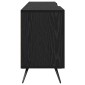 vidaXL Ντουλάπι TV 150 x 30 x 50 cm Μαύρη δρυς Επεξεργασμένο ξύλο
