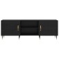 vidaXL Ντουλάπι TV 150 x 30 x 50 cm Μαύρη δρυς Επεξεργασμένο ξύλο