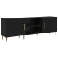 vidaXL Ντουλάπι TV 150 x 30 x 50 cm Μαύρη δρυς Επεξεργασμένο ξύλο