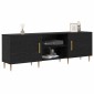 vidaXL Ντουλάπι TV 150 x 30 x 50 cm Μαύρη δρυς Επεξεργασμένο ξύλο