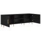 vidaXL Ντουλάπι TV 150 x 30 x 50 cm Μαύρη δρυς Επεξεργασμένο ξύλο