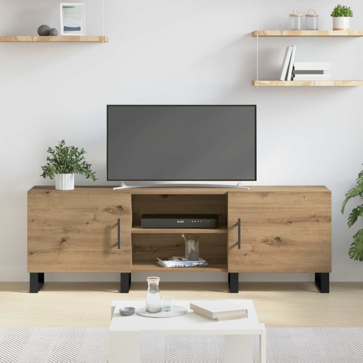 vidaXL Ντουλάπι TV 150 x 30 x 50 cm Artisan Oak Επεξεργασμένο Ξύλο