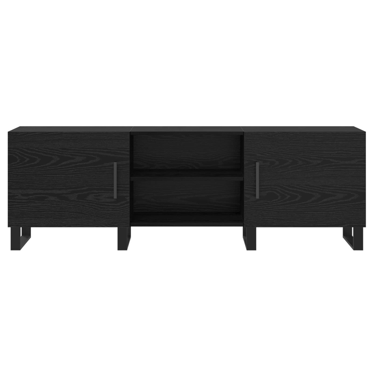 vidaXL Ντουλάπι TV 150 x 30 x 50 cm Μαύρη Οξυά Επεξεργασμένο Ξύλο