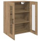 vidaXL Πλαϊνό γραφείο Artisan Oak 69,5 x 34 x 90 εκ.