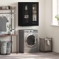 vidaXL Επιτοίχιο ντουλάπι Μαύρο 69,5 x 34 x 90 εκ. Επεξεργασμένο Ξύλο