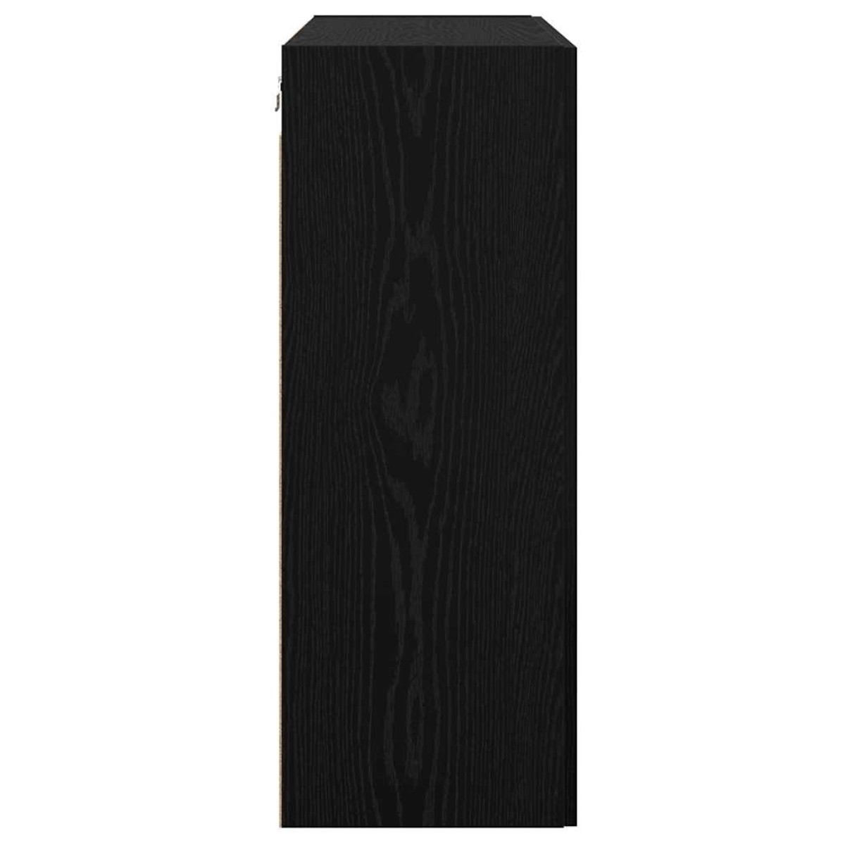 vidaXL Επιτοίχιο ντουλάπι Μαύρη δρυς 69.5 x 34 x 90 εκ.