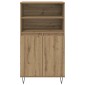 vidaXL Highboard Καφέ 60 x 36 x 110 εκ. Επεξεργασμένο Ξύλο