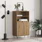 vidaXL Highboard Καφέ 60 x 36 x 110 εκ. Επεξεργασμένο Ξύλο