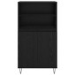 vidaXL Highboard Μαύρο 60 x 36 x 110 εκ. Επεξεργασμένο Ξύλο