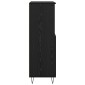 vidaXL Highboard Μαύρο 60 x 36 x 110 εκ. Επεξεργασμένο Ξύλο