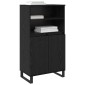 vidaXL Highboard Μαύρο 60 x 36 x 110 εκ Επεξεργασμένο Ξύλο