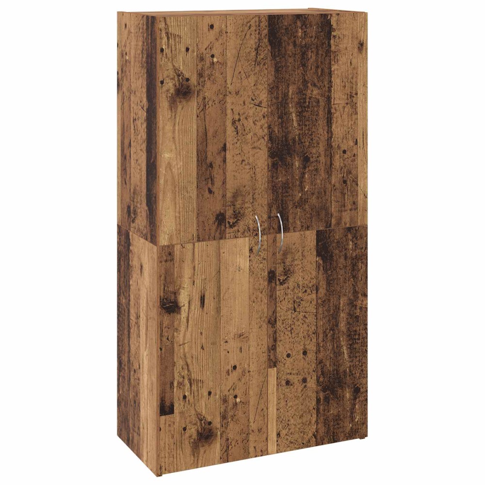 vidaXL Γραφείο Ντουλάπι Παλαιωμένο ξύλο 60 x 32 x 115 cm