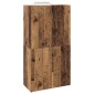 vidaXL Γραφείο Ντουλάπι Παλαιωμένο ξύλο 60 x 32 x 115 cm