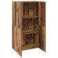 vidaXL Γραφείο Ντουλάπι Παλαιωμένο ξύλο 60 x 32 x 115 cm