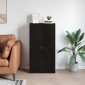 vidaXL Γραφείο Ντουλάπι Μαύρη Δρυς 60 x 32 x 115 cm Επεξεργασμένο Ξύλο