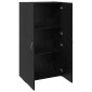 vidaXL Γραφείο Ντουλάπι Μαύρη Δρυς 60 x 32 x 115 cm Επεξεργασμένο Ξύλο