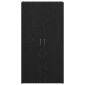 vidaXL Γραφείο Ντουλάπι Μαύρη Δρυς 60 x 32 x 115 cm Επεξεργασμένο Ξύλο