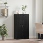 vidaXL Γραφείο Ντουλάπι Μαύρη Δρυς 60 x 32 x 115 cm Επεξεργασμένο Ξύλο