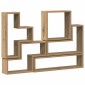 vidaXL Ράφι Τοίχου Επιτοίχιο Artisan Oak 96 x 12 x 64 εκ.
