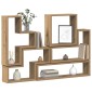 vidaXL Ράφι Τοίχου Επιτοίχιο Artisan Oak 96 x 12 x 64 εκ.