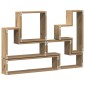 vidaXL Ράφι Τοίχου Επιτοίχιο Artisan Oak 96 x 12 x 64 εκ.