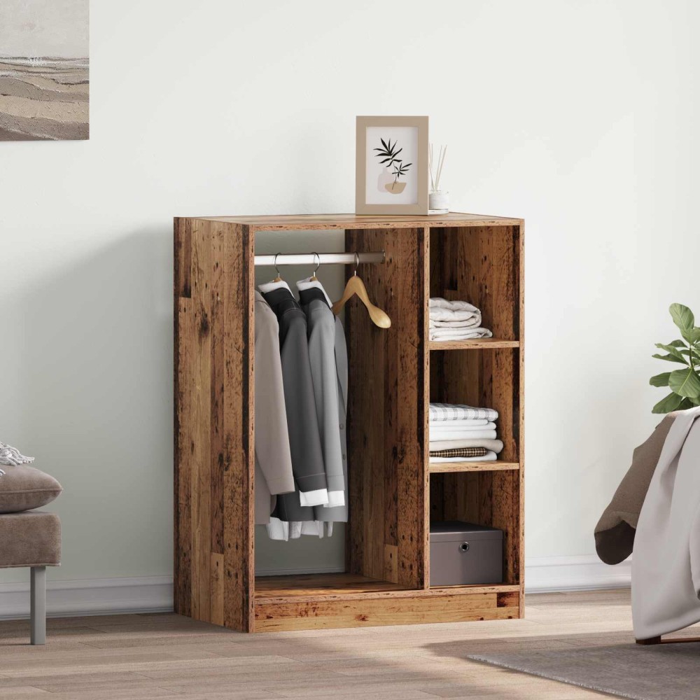 vidaXL Ντουλάπι Παλαιωμένο ξύλο 77 x 48 x 102 cm Επεξεργασμένο Ξύλο