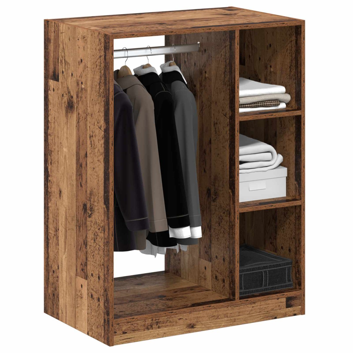 vidaXL Ντουλάπι Παλαιωμένο ξύλο 77 x 48 x 102 cm Επεξεργασμένο Ξύλο