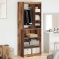 vidaXL Ντουλάπι Παλαιωμένο ξύλο 77 x 48 x 102 cm Επεξεργασμένο Ξύλο